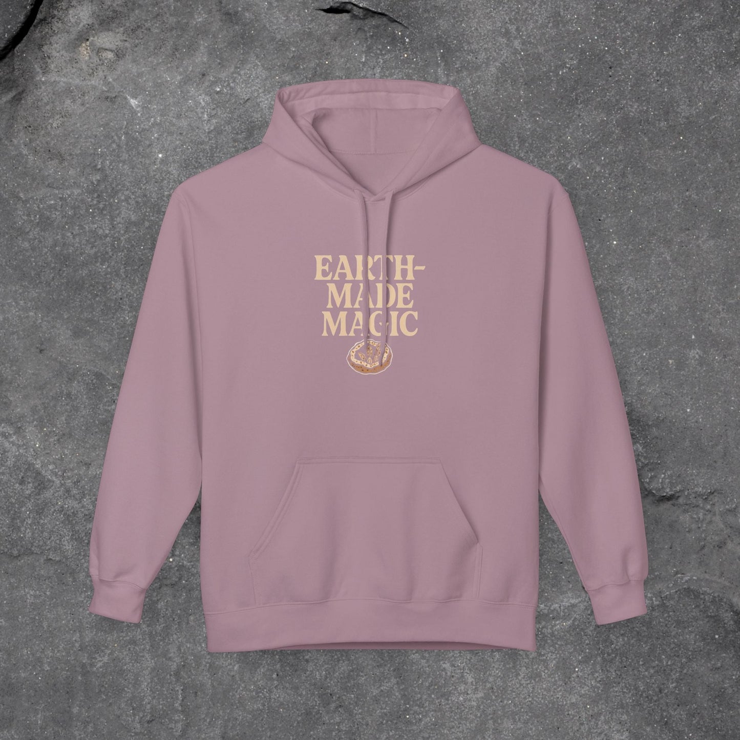 Earth - Made Magic Fleece Hoodie | Cozy Nature - Inspired Sweatshirt | Perfect for Outdoor Lovers, Gifts for Earth Day, Magical Moments - LustreCo