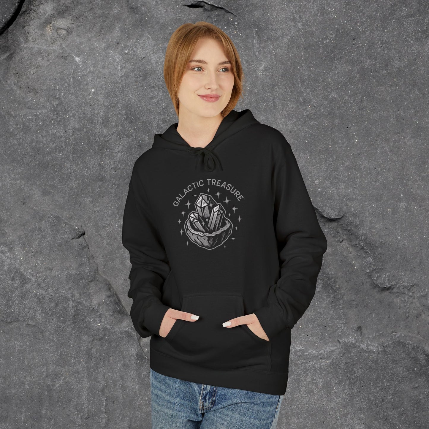 Galactic Treasure Hoodie - Space-Themed Gift for Warm style - LustreCo
