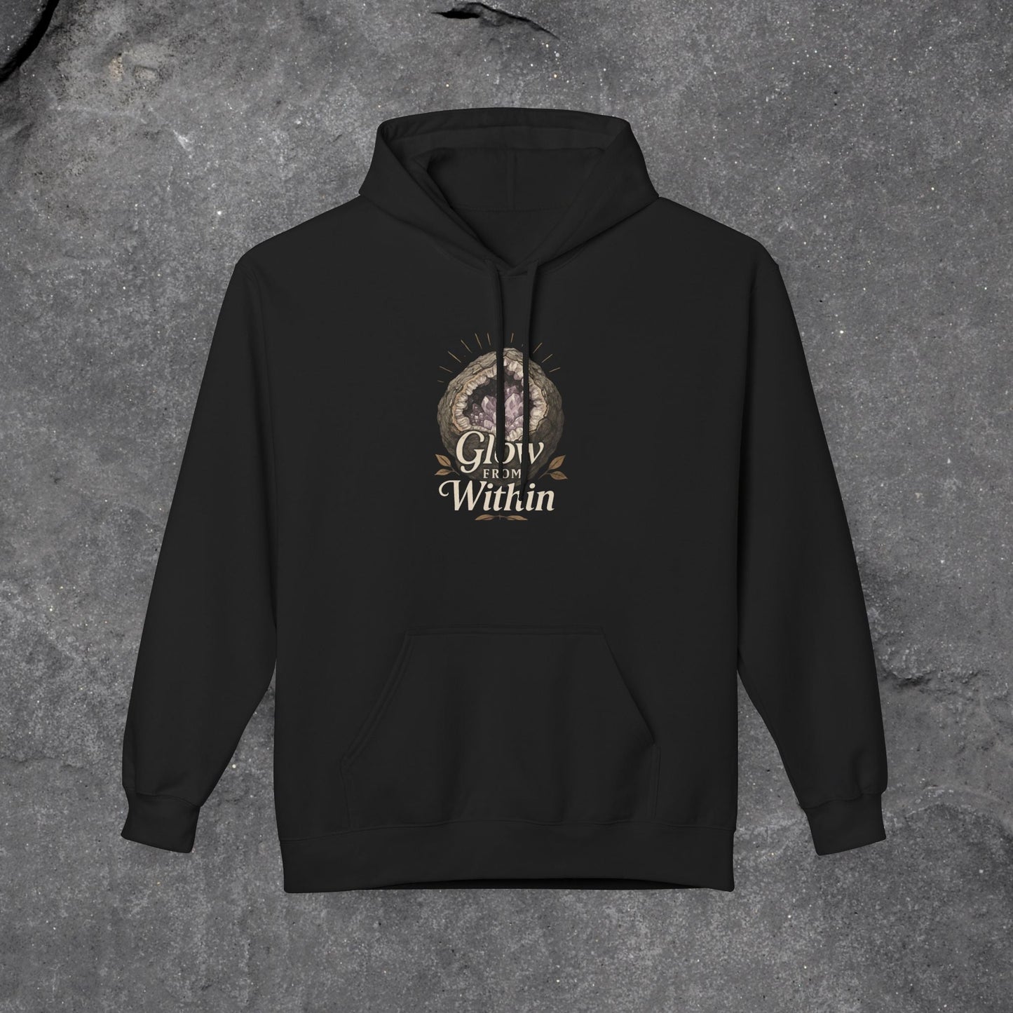 Glow Within Hoodie: Cozy Inspo Gift for Her, Spiritual Self-Care Sweatshirt - LustreCo