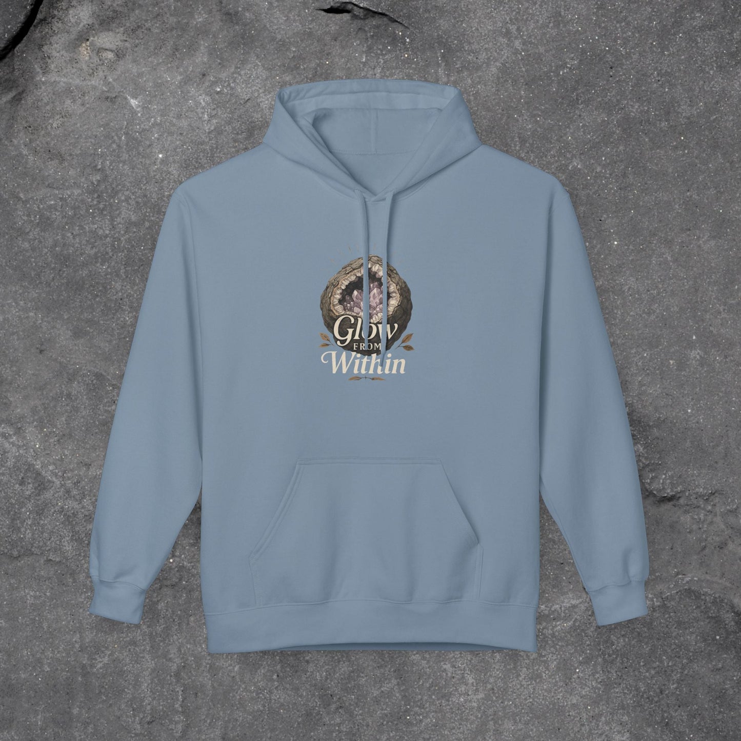 Glow Within Hoodie: Cozy Inspo Gift for Her, Spiritual Self-Care Sweatshirt - LustreCo