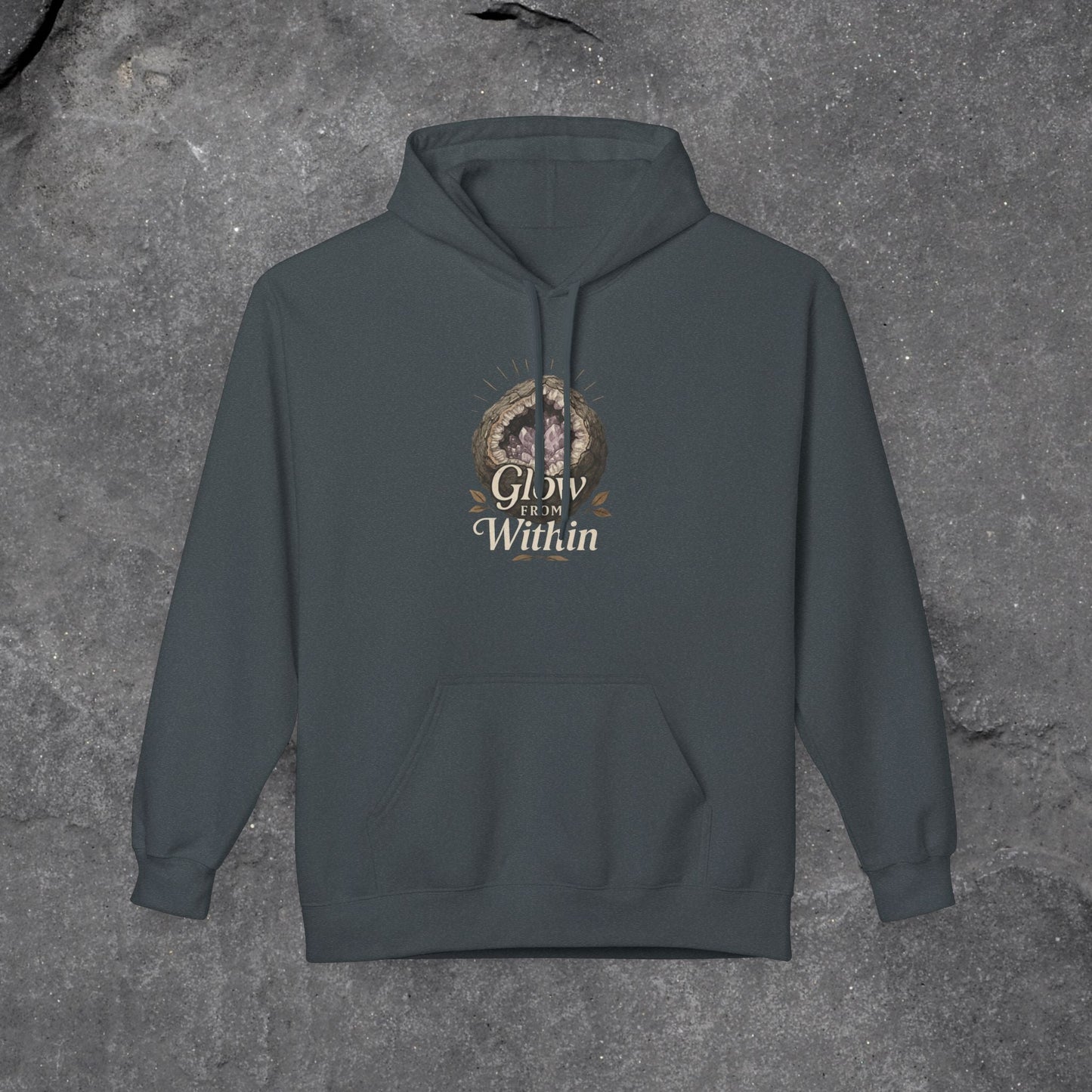 Glow Within Hoodie: Cozy Inspo Gift for Her, Spiritual Self-Care Sweatshirt - LustreCo