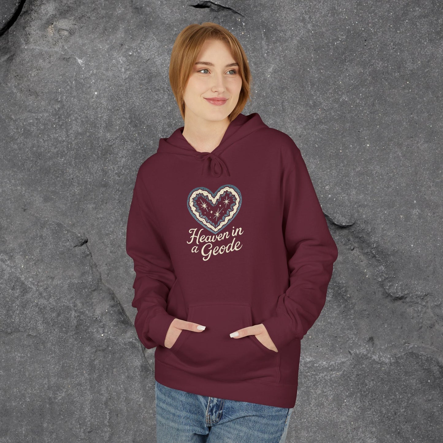 Heavenly Garden Fleece Hoodie: Ultimate Cozy Sweatshirt for Nature Lovers - LustreCo