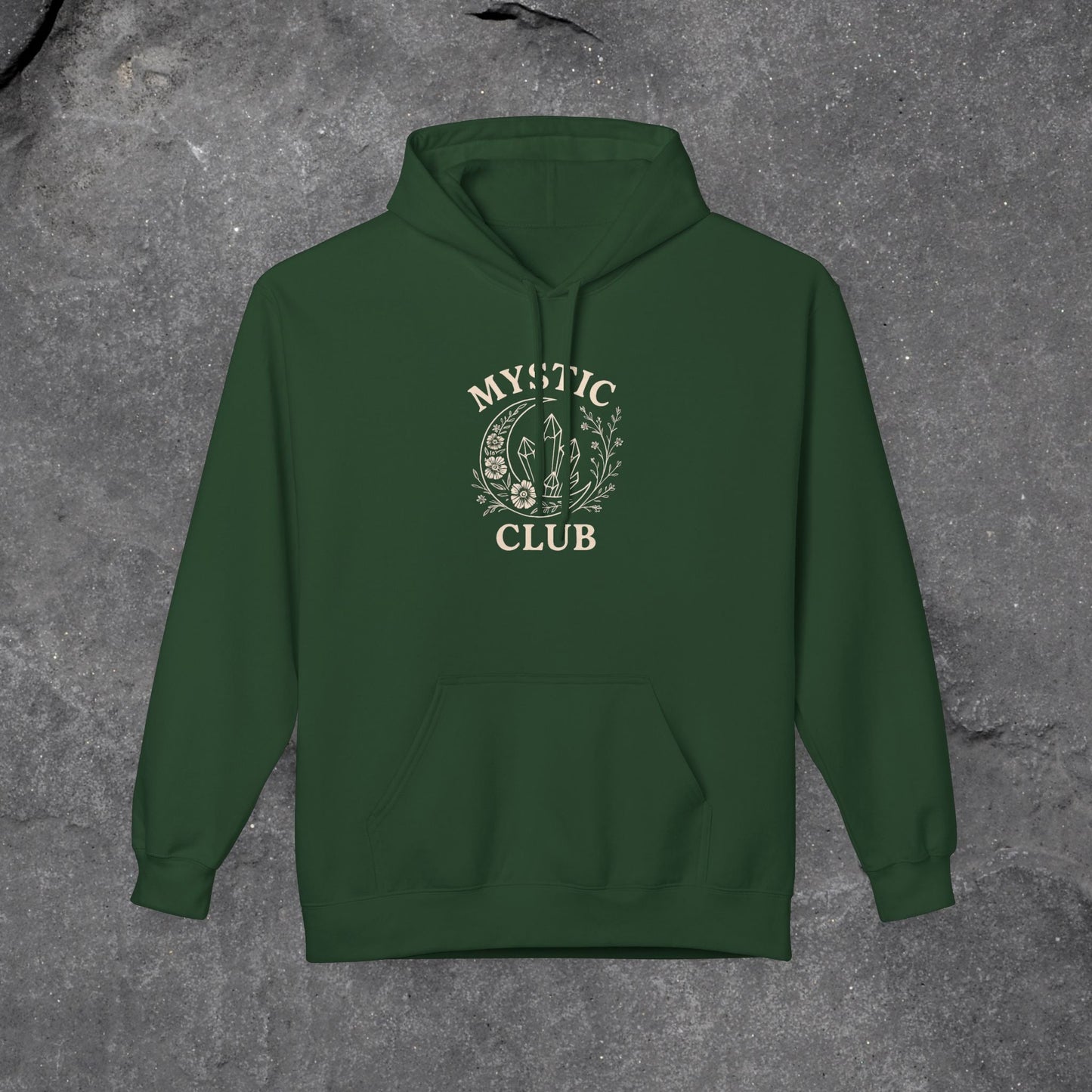 Mystic Club Fleece Hoodie - Cozy Unisex Sweatshirt for Spiritual Seekers - LustreCo