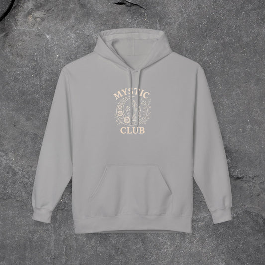 Mystic Club Fleece Hoodie - Cozy Unisex Sweatshirt for Spiritual Seekers - LustreCo