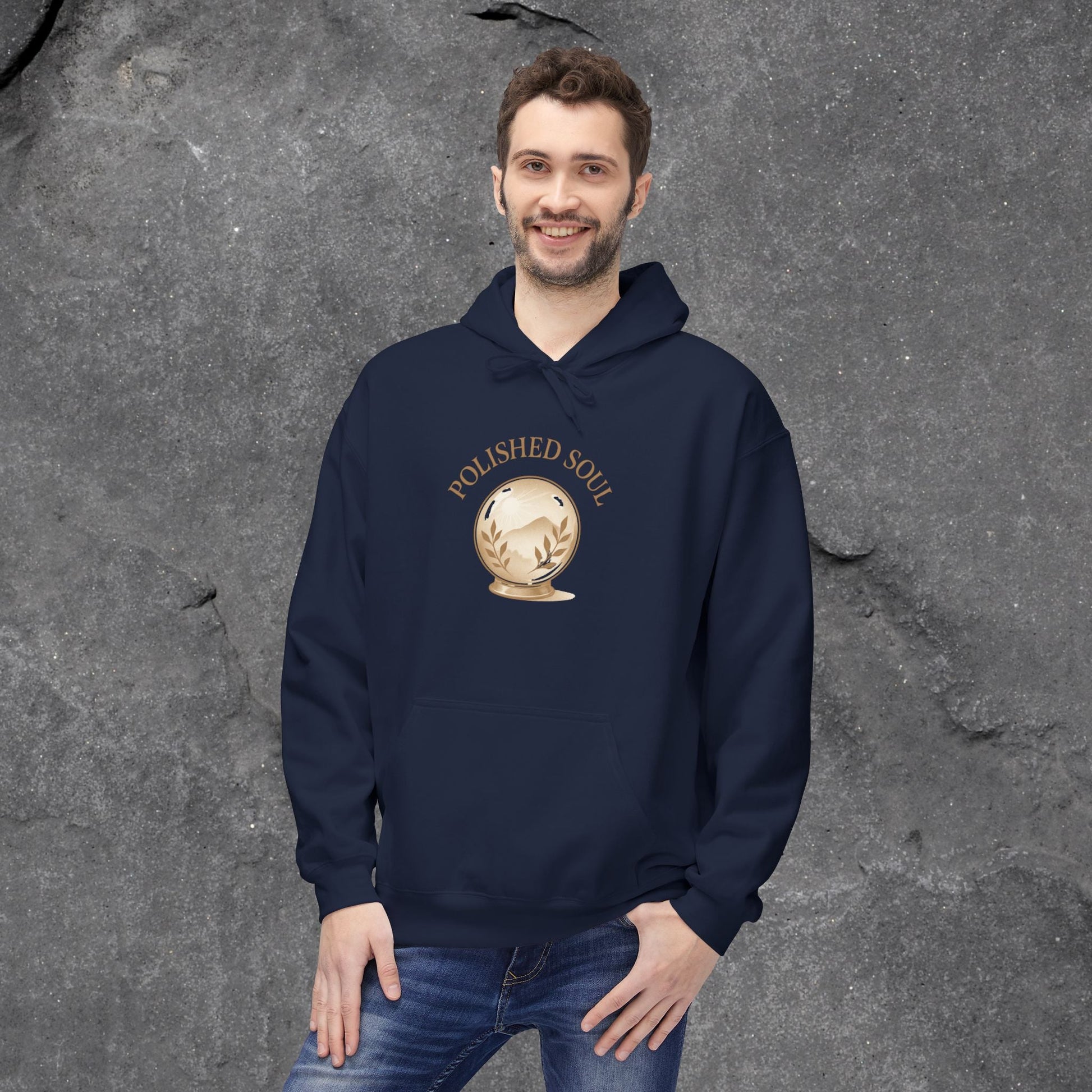 Polished Soul Hoodie: Unisex Midweight Fleece for Winter & Beyond - LustreCo