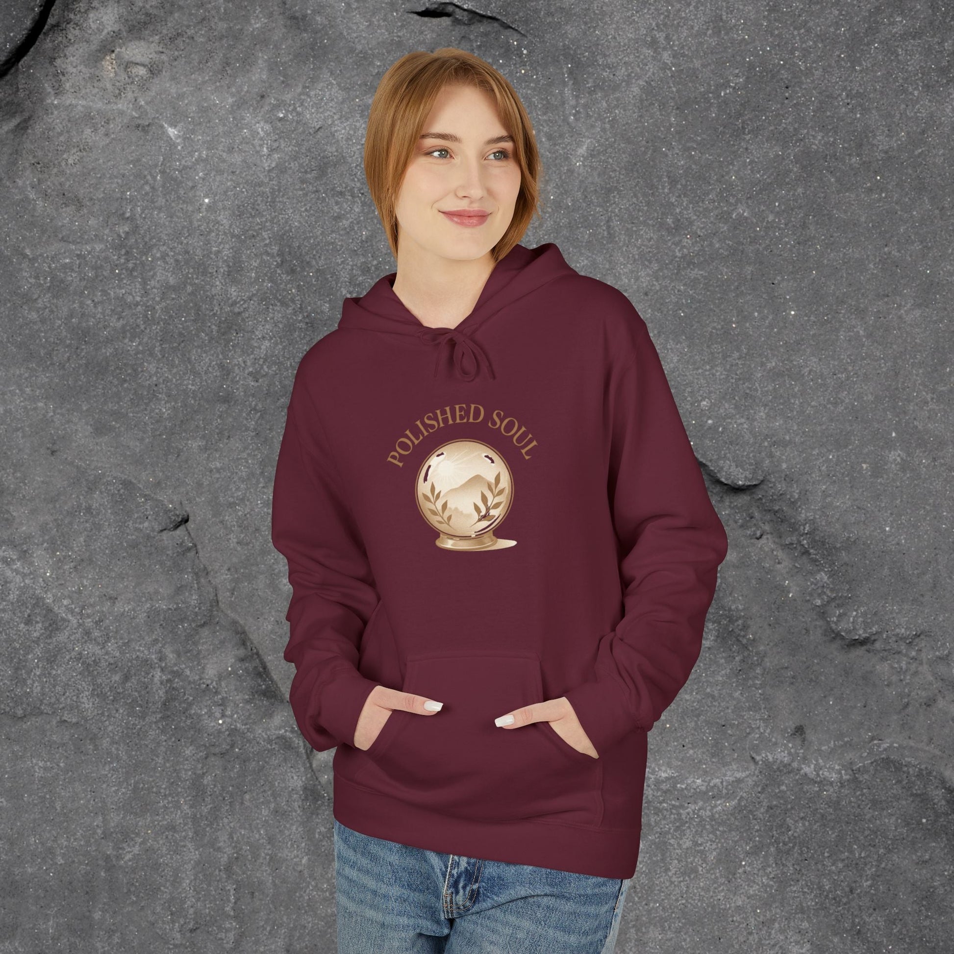 Polished Soul Hoodie: Unisex Midweight Fleece for Winter & Beyond - LustreCo