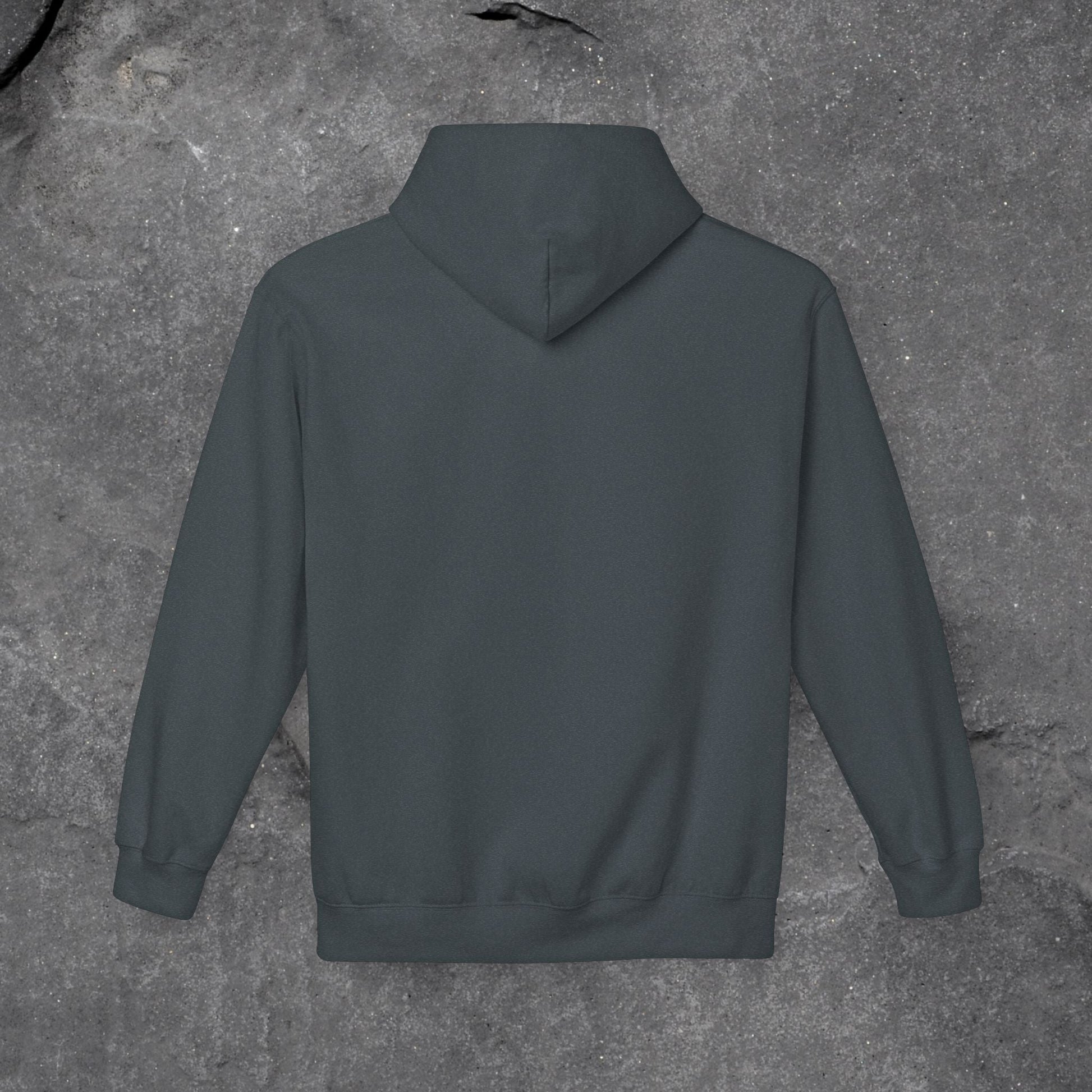 Solid as a Rock Hoodie - Unisex Midweight Fleece, Cozy Sweatshirt, Gift for Him/Her, Casual Wear, Warm Layer - LustreCo