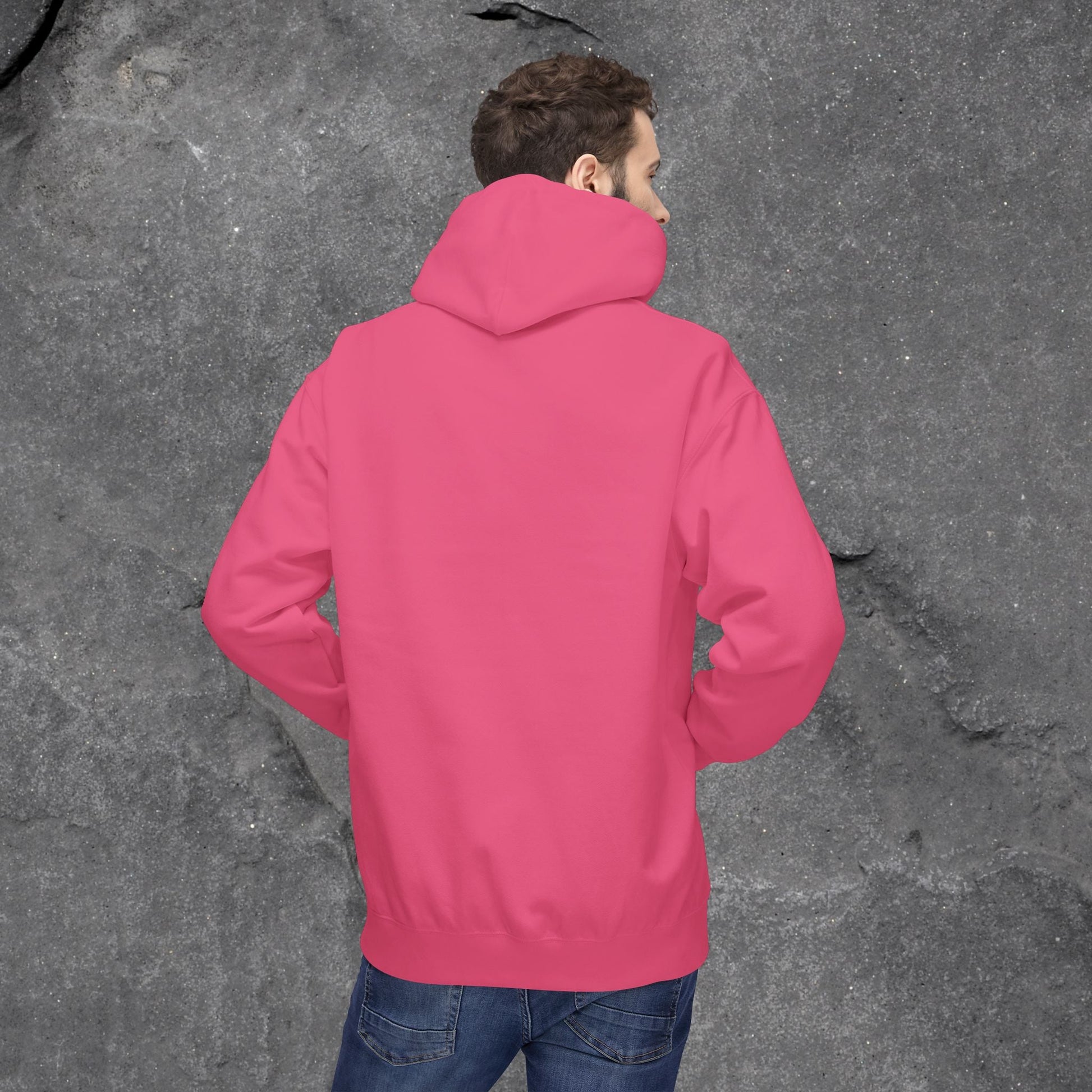 Solid as a Rock Hoodie - Unisex Midweight Fleece, Cozy Sweatshirt, Gift for Him/Her, Casual Wear, Warm Layer - LustreCo