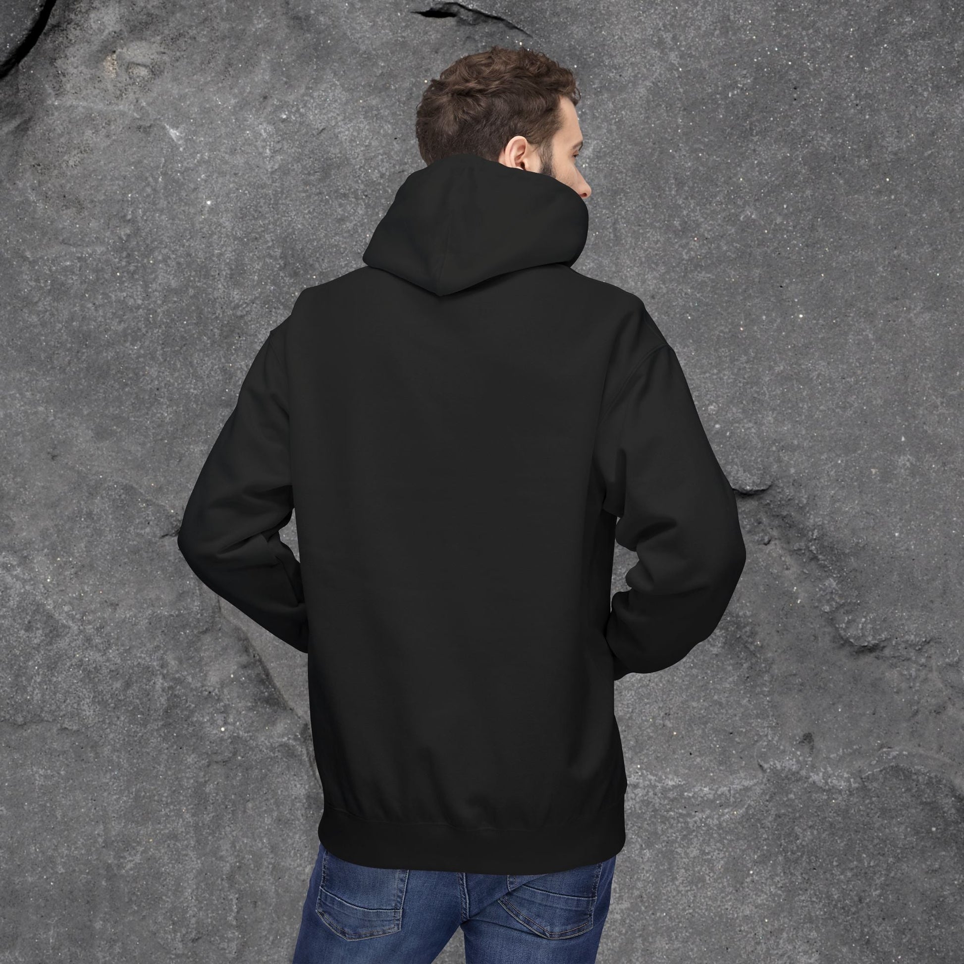 Solid as a Rock Hoodie - Unisex Midweight Fleece, Cozy Sweatshirt, Gift for Him/Her, Casual Wear, Warm Layer - LustreCo