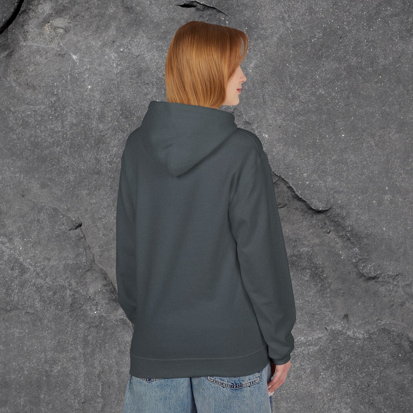 Solid as a Rock Hoodie - Unisex Midweight Fleece, Cozy Sweatshirt, Gift for Him/Her, Casual Wear, Warm Layer - LustreCo