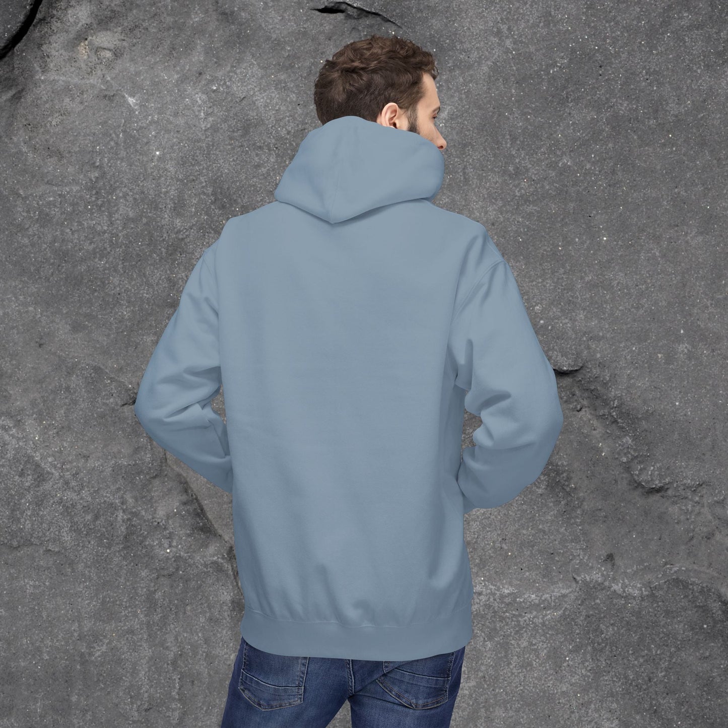 Solid as a Rock Hoodie - Unisex Midweight Fleece, Cozy Sweatshirt, Gift for Him/Her, Casual Wear, Warm Layer - LustreCo