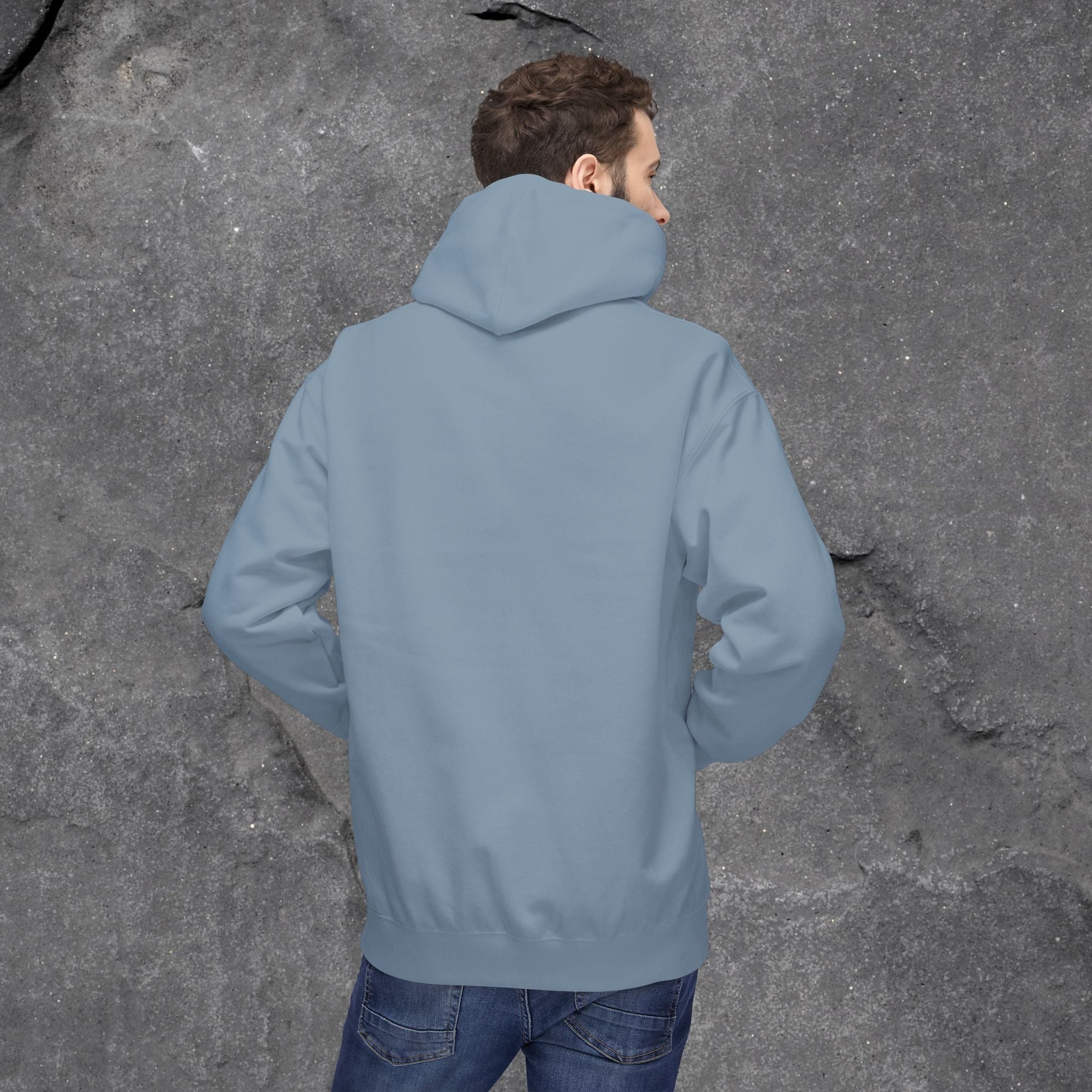 Solid as a Rock Hoodie - Unisex Midweight Fleece, Cozy Sweatshirt, Gift for Him/Her, Casual Wear, Warm Layer - LustreCo
