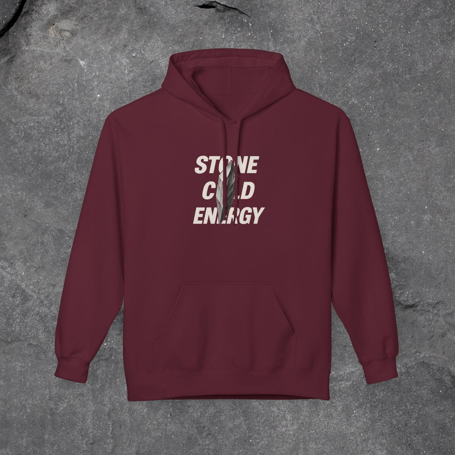 Stone Cold Energy Hoodie - Cozy Streetwear Sweatshirt - LustreCo