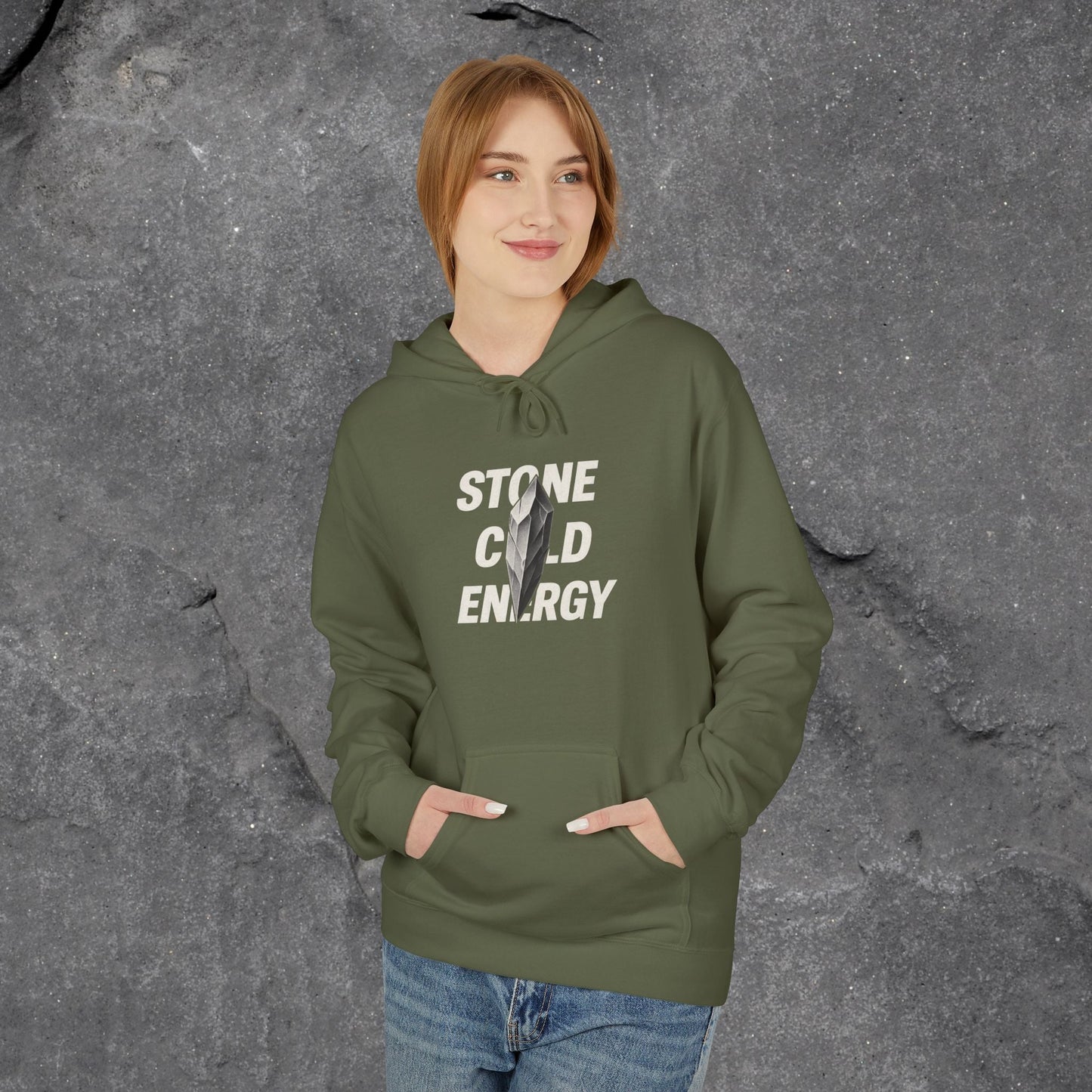 Stone Cold Energy Hoodie - Cozy Streetwear Sweatshirt - LustreCo