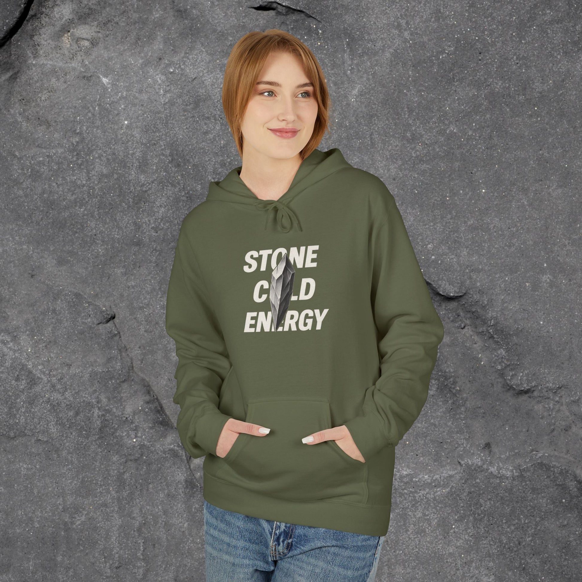 Stone Cold Energy Hoodie - Cozy Streetwear Sweatshirt - LustreCo