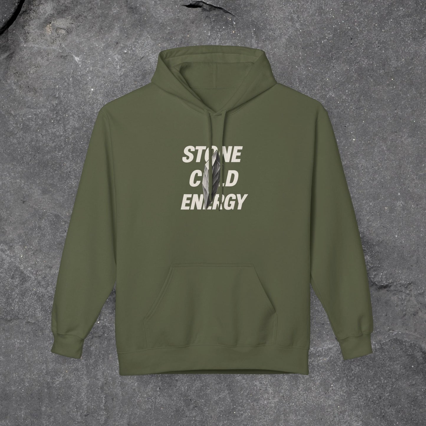 Stone Cold Energy Hoodie - Cozy Streetwear Sweatshirt - LustreCo
