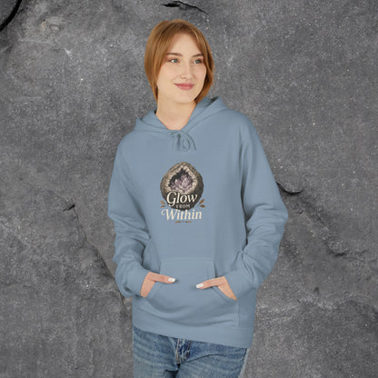 Glow Within Hoodie: Cozy Inspo Gift for Her, Spiritual Self-Care Sweatshirt - LustreCo