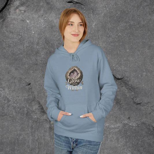 Glow Within Hoodie: Cozy Inspo Gift for Her, Spiritual Self-Care Sweatshirt - LustreCo