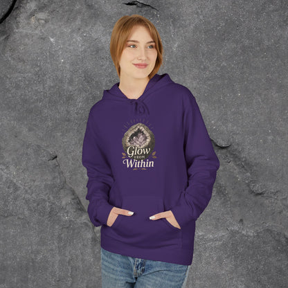 Glow Within Hoodie: Cozy Inspo Gift for Her, Spiritual Self-Care Sweatshirt - LustreCo