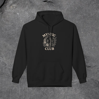 Mystic Club Fleece Hoodie - Cozy Unisex Sweatshirt for Spiritual Seekers - LustreCo