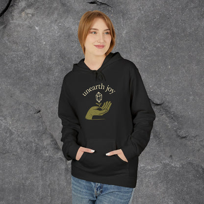 Unearth Joy Fleece Hoodie - Cozy Wellness Gift for All Occasions - LustreCo